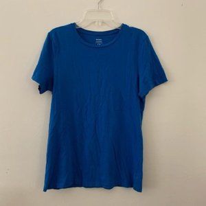 Blue Old Navy Relaxed Cotton Tee